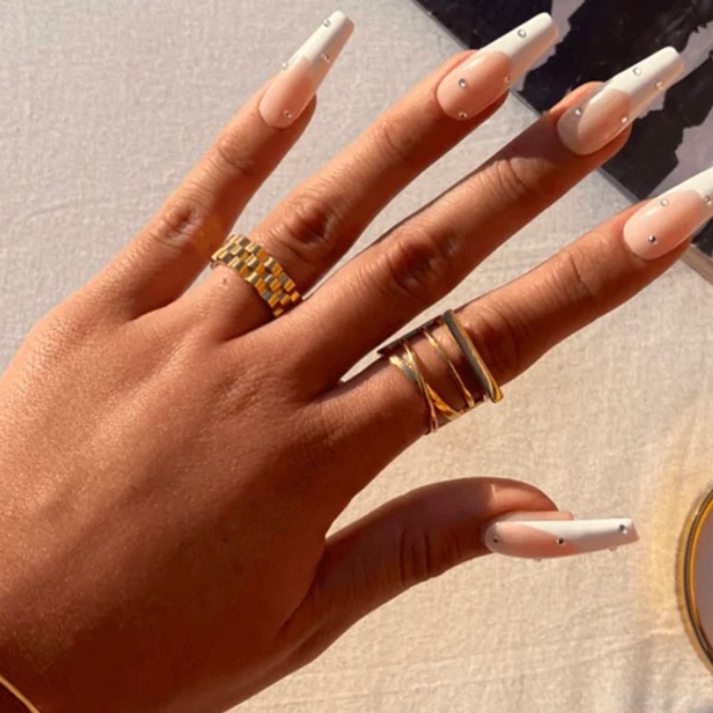 Waterproof chain gold plated ring - Picture 5 of 6